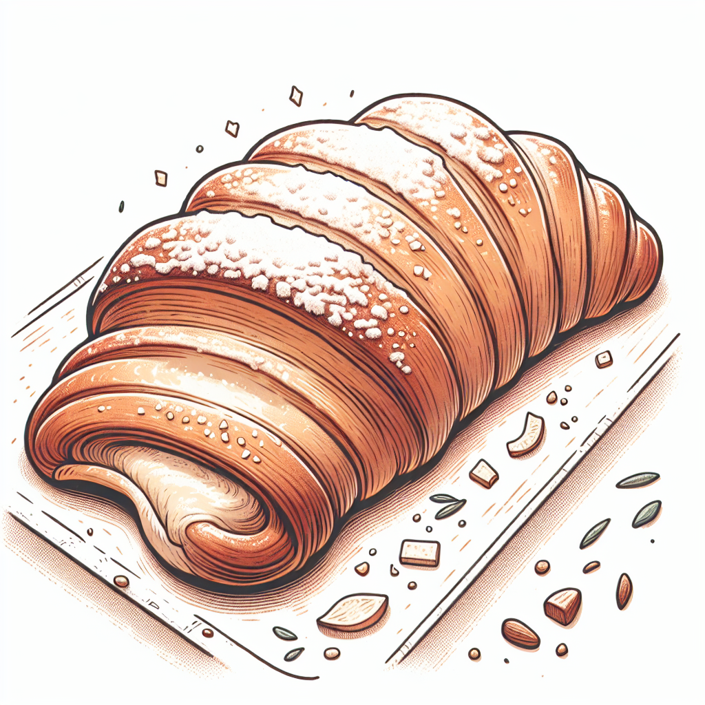 Pastelková ilustrace znázorňující téma: Pečení