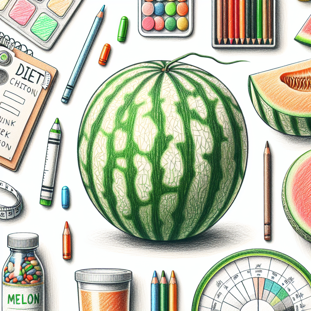Pastelková ilustrace znázorňující téma: Diety