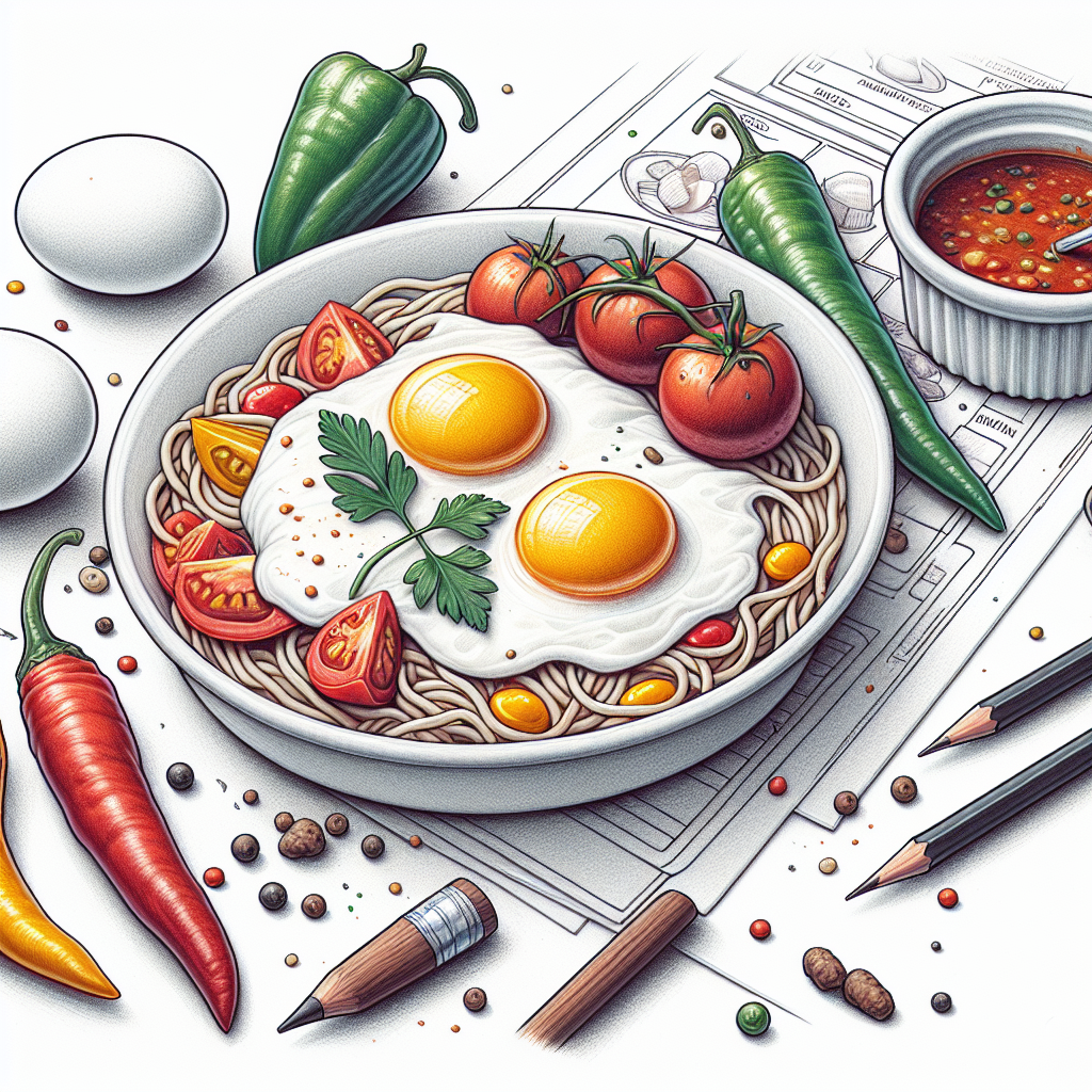 Pastelková ilustrace znázorňující téma: Recepty