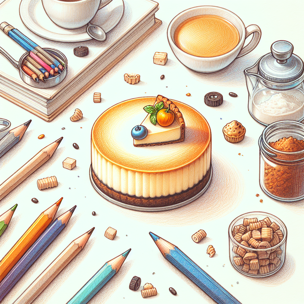 Pastelková ilustrace znázorňující téma: Recepty