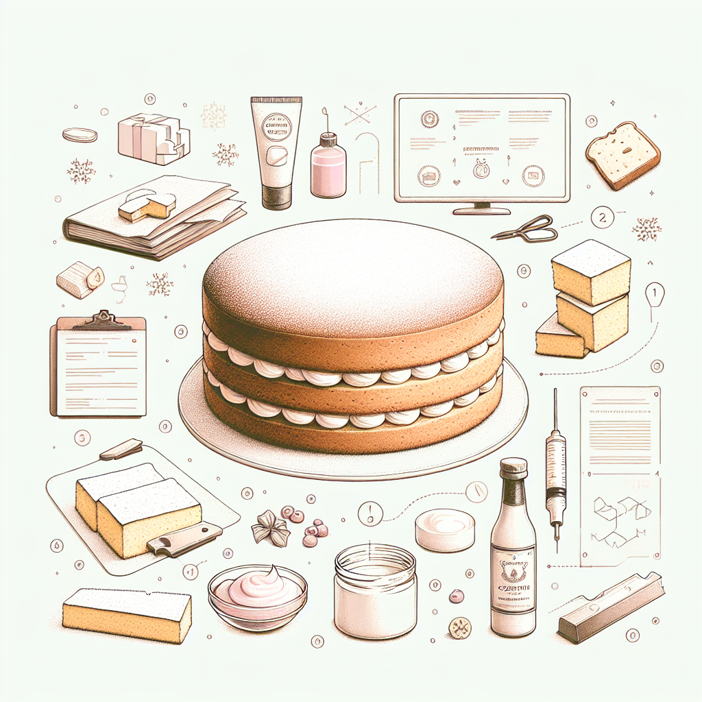 Pastelková ilustrace znázorňující téma: Dezerty