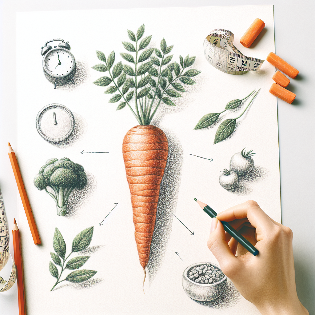 Pastelková ilustrace znázorňující téma: Zdravá výživa