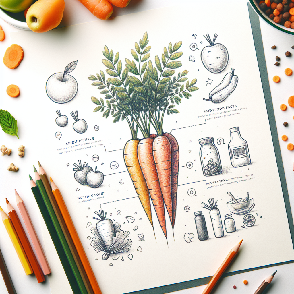 Pastelková ilustrace znázorňující téma: Zdravá strava