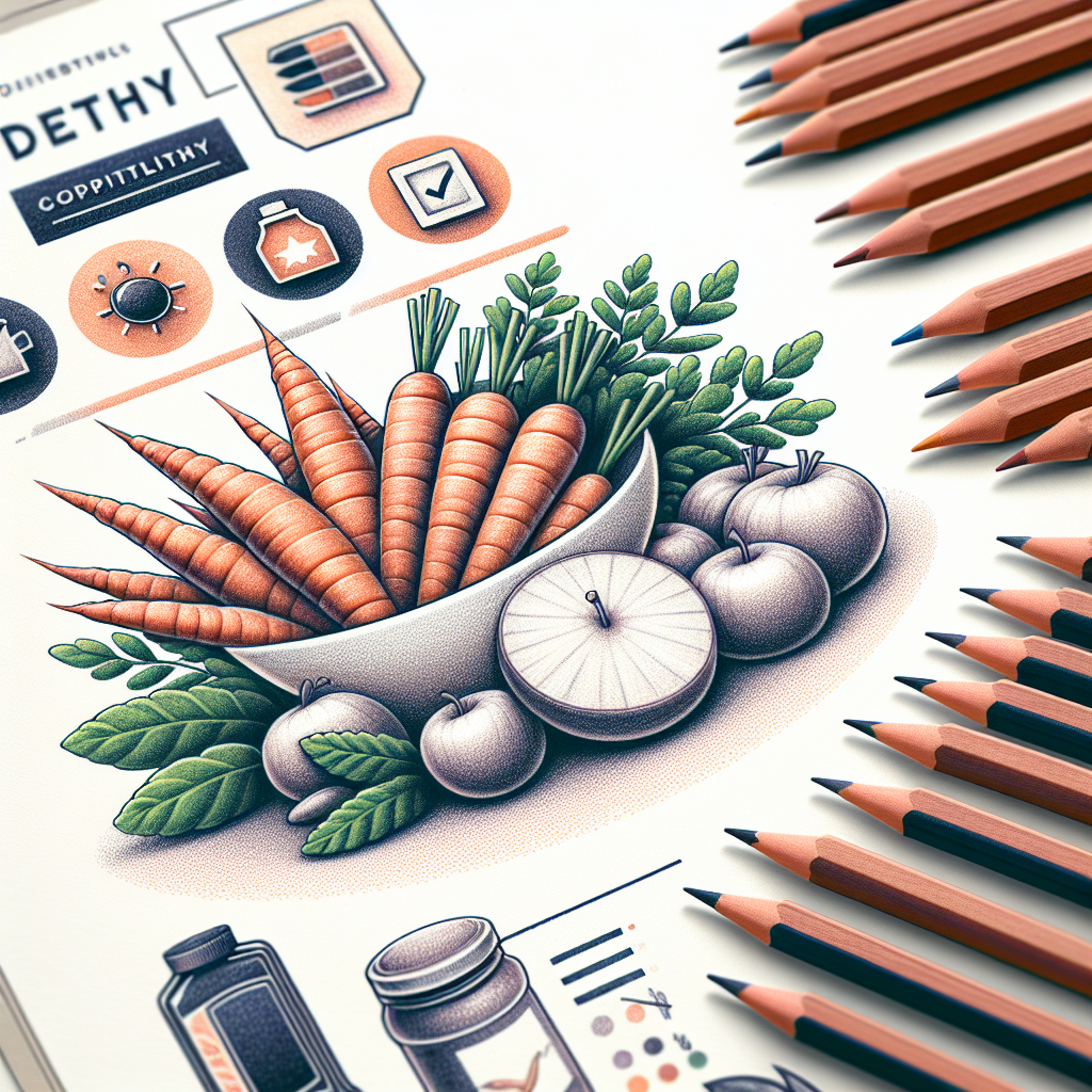 Pastelková ilustrace znázorňující téma: Recepty