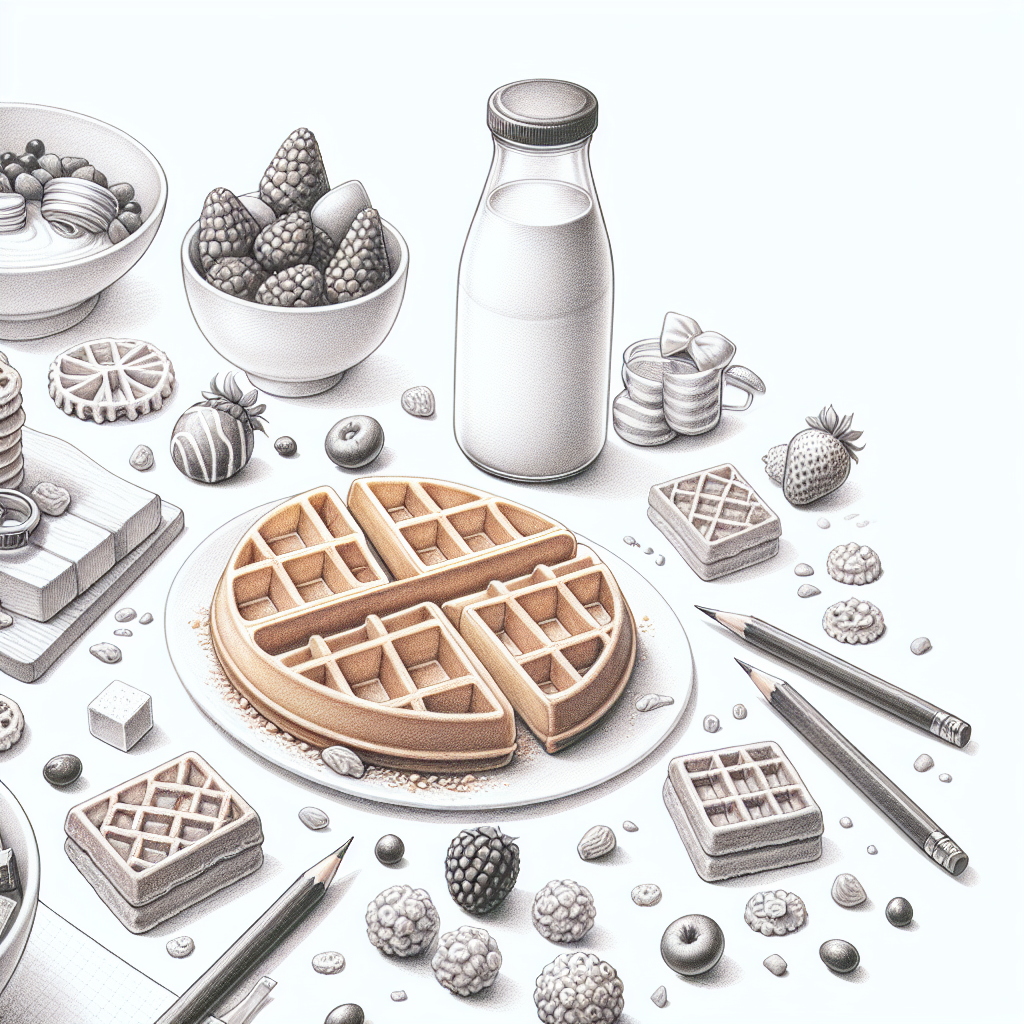 Pastelková ilustrace znázorňující téma: Recepty