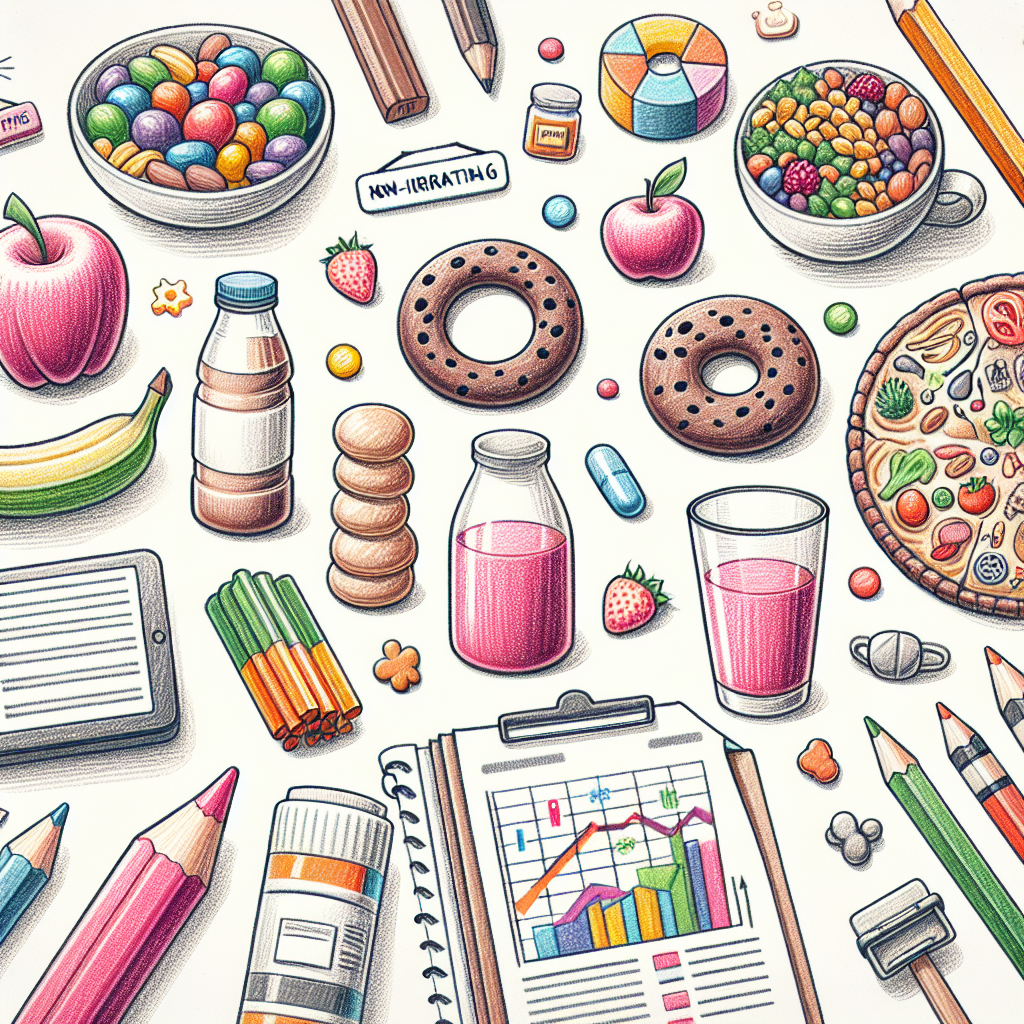 Pastelková ilustrace znázorňující téma: Stravování