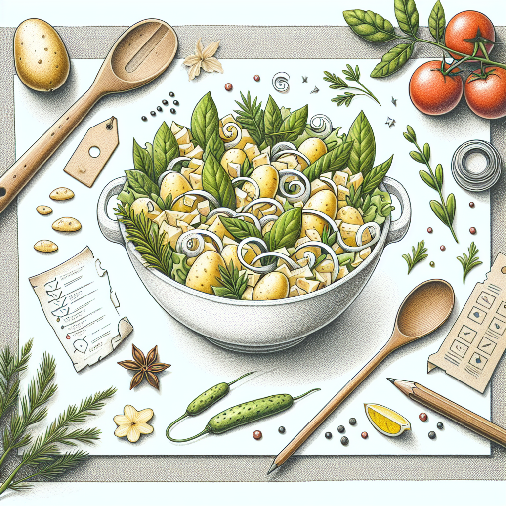 Pastelková ilustrace znázorňující téma: Recepty