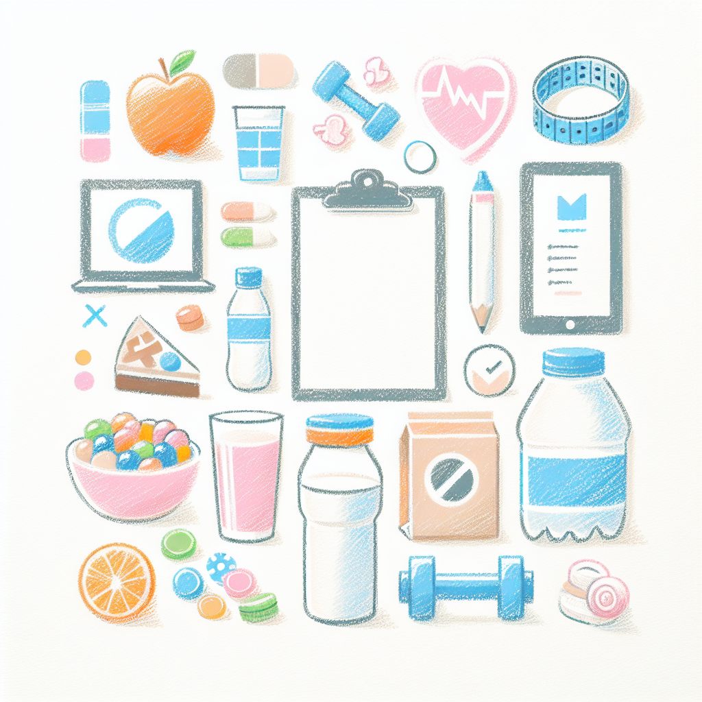 Pastelková ilustrace znázorňující téma: Zdravá výživa
