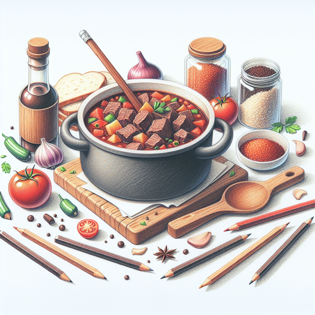 Pastelková ilustrace znázorňující téma: Recepty