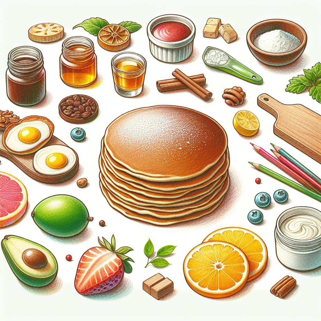 Pastelková ilustrace znázorňující téma: Recepty
