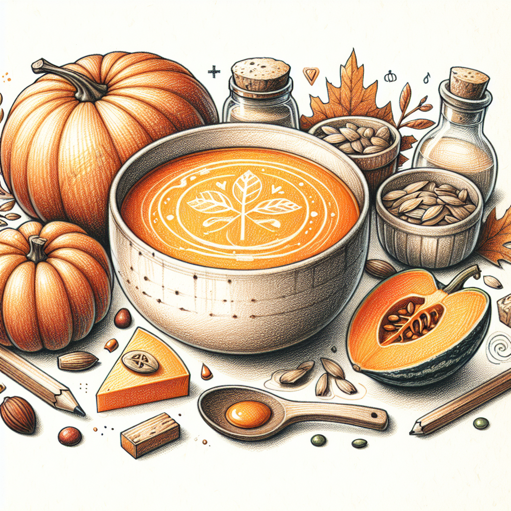 Pastelková ilustrace znázorňující téma: Recepty