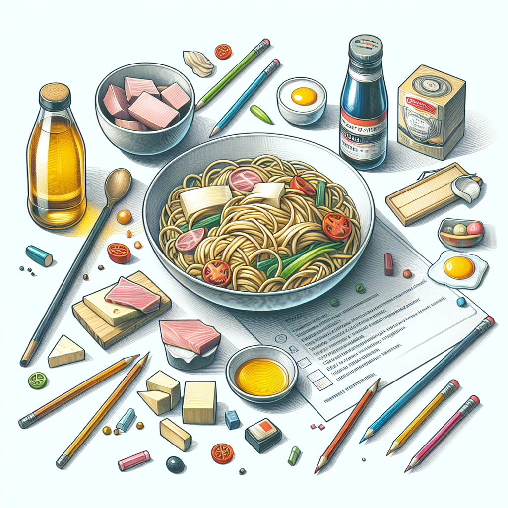 Pastelková ilustrace znázorňující téma: Recepty