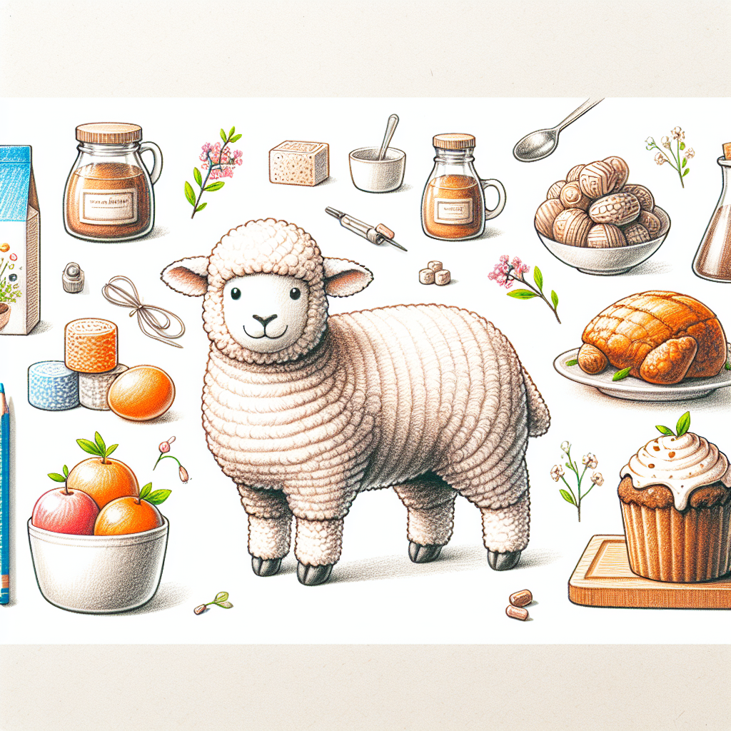 Pastelková ilustrace znázorňující téma: Velikonoční recepty