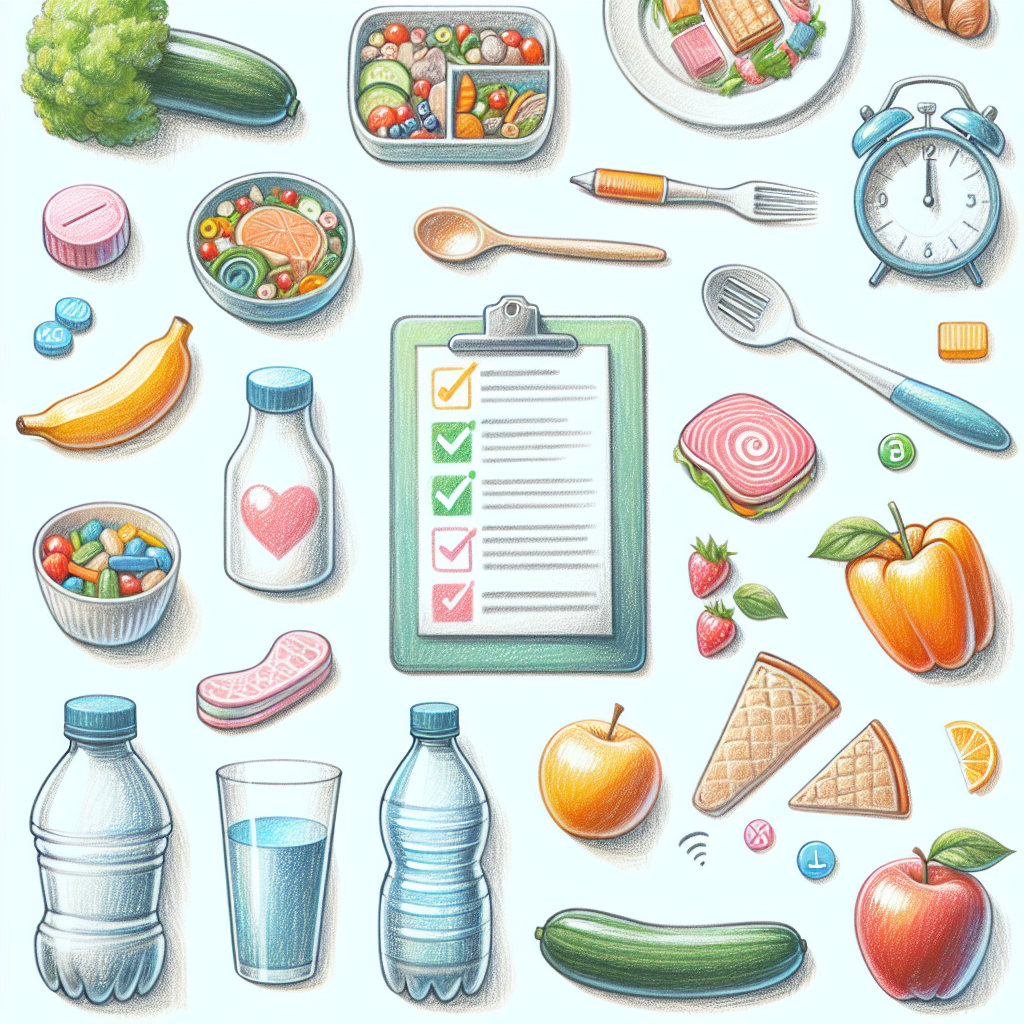 Pastelková ilustrace znázorňující téma: Stravování
