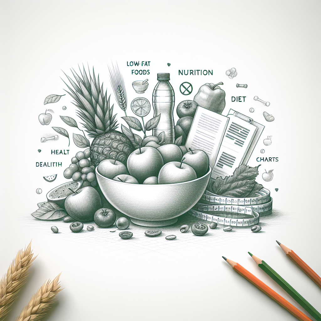 Pastelková ilustrace znázorňující téma: Zdravá výživa