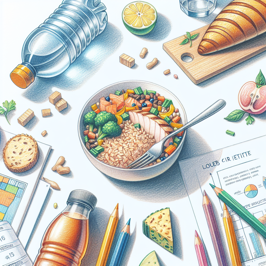 Pastelková ilustrace znázorňující téma: Zdravá výživa