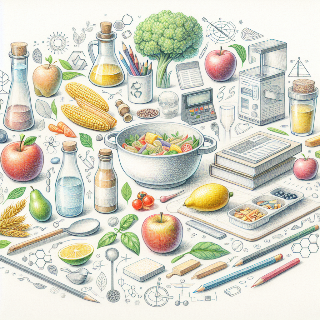 Pastelková ilustrace znázorňující téma: Vaření