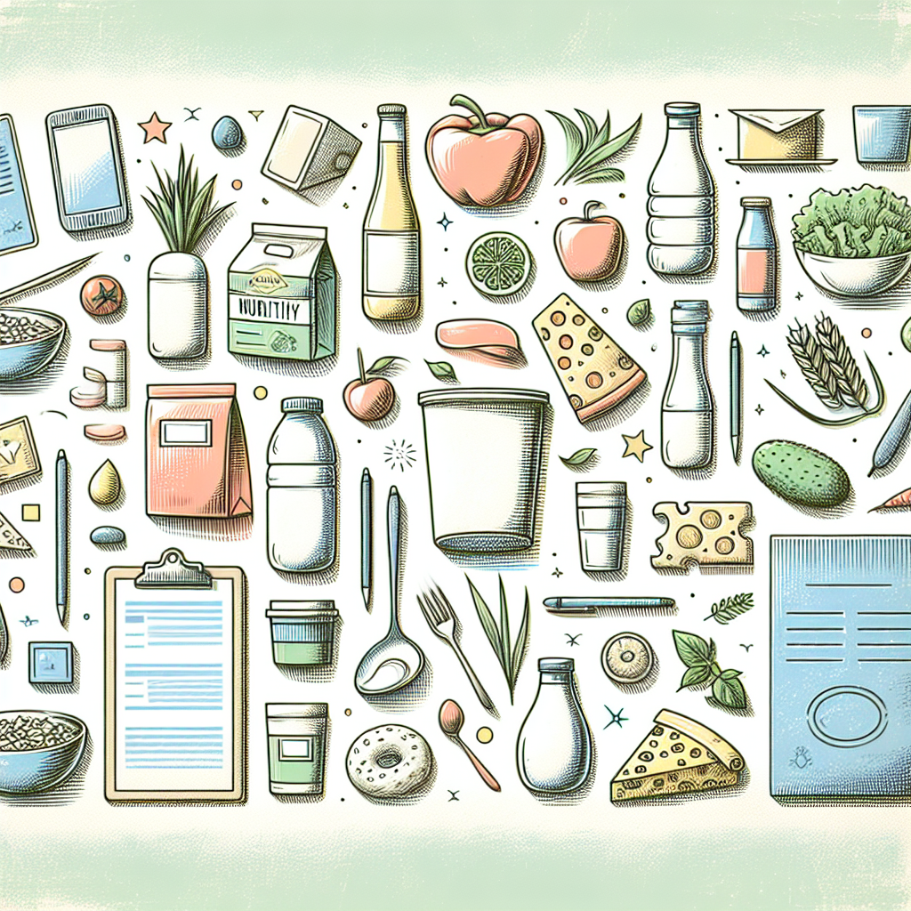 Pastelková ilustrace znázorňující téma: Zdravá výživa
