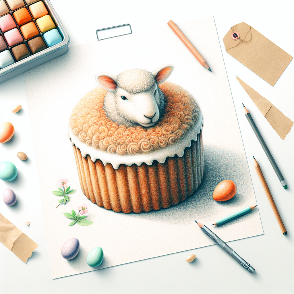 Pastelková ilustrace znázorňující téma: Recepty