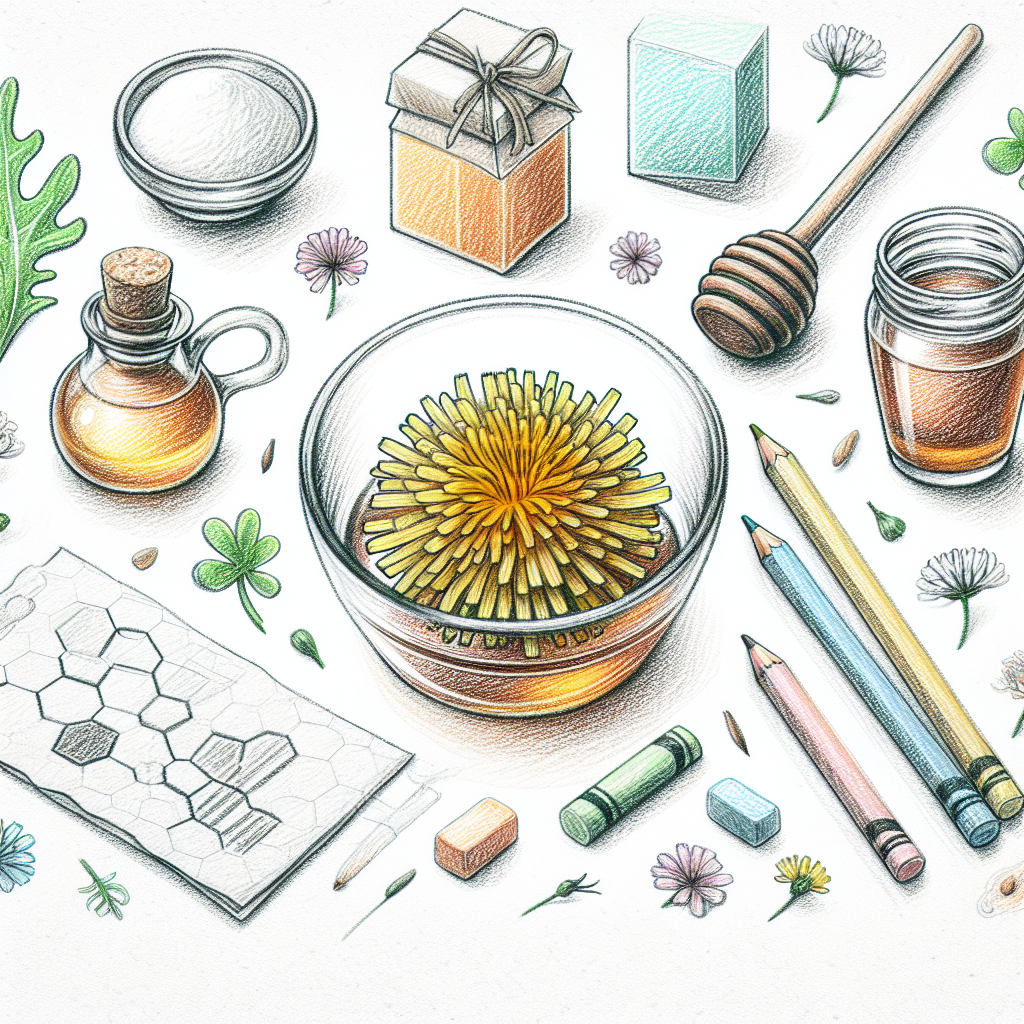 Pastelková ilustrace znázorňující téma: Recepty