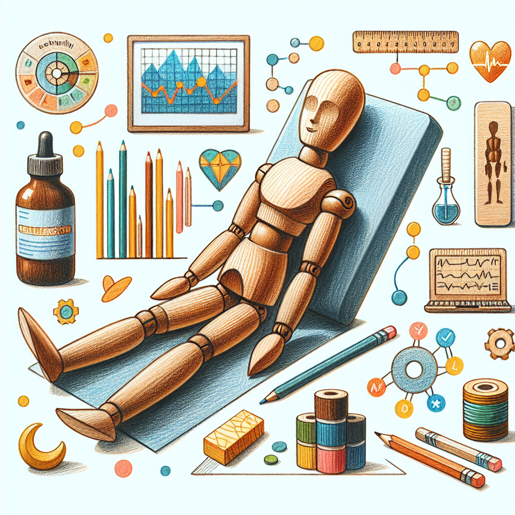 Pastelková ilustrace znázorňující téma: Zdraví a wellness