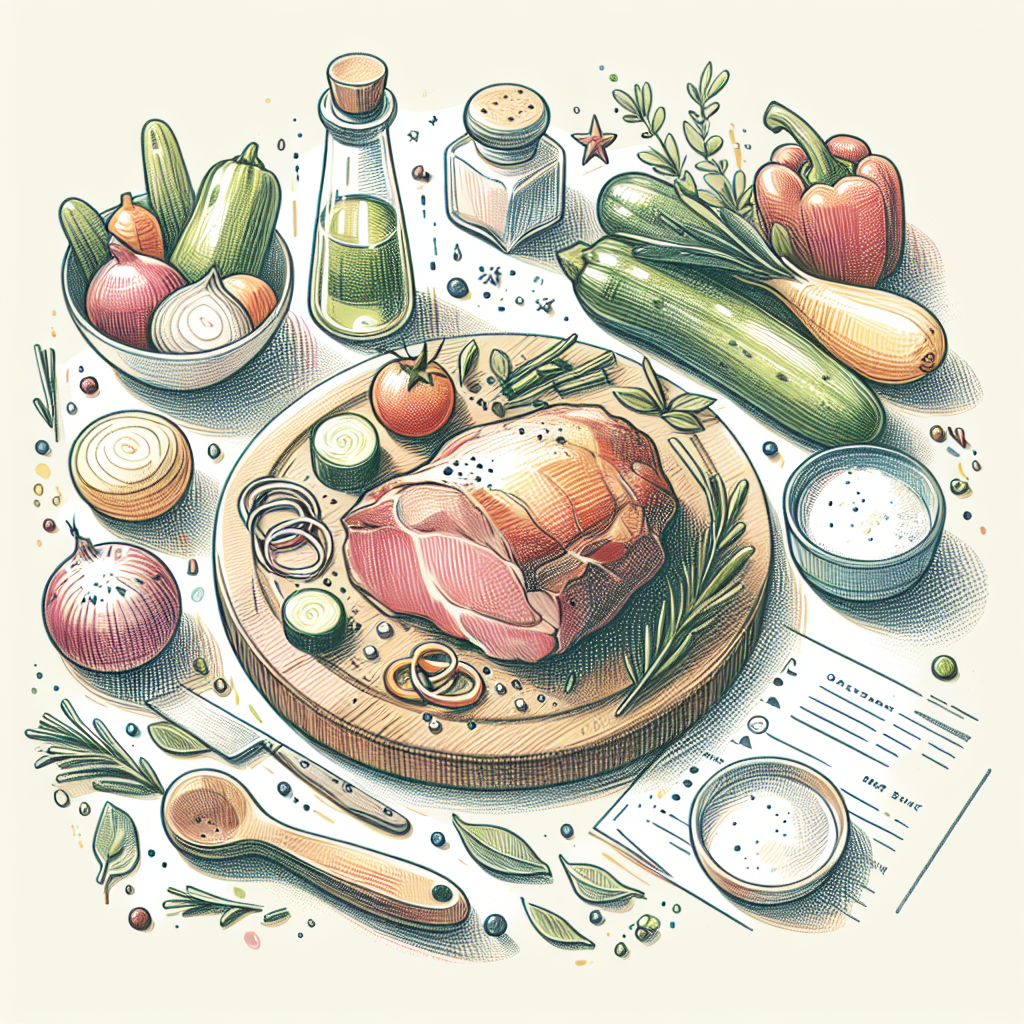 Pastelková ilustrace znázorňující téma: Recepty