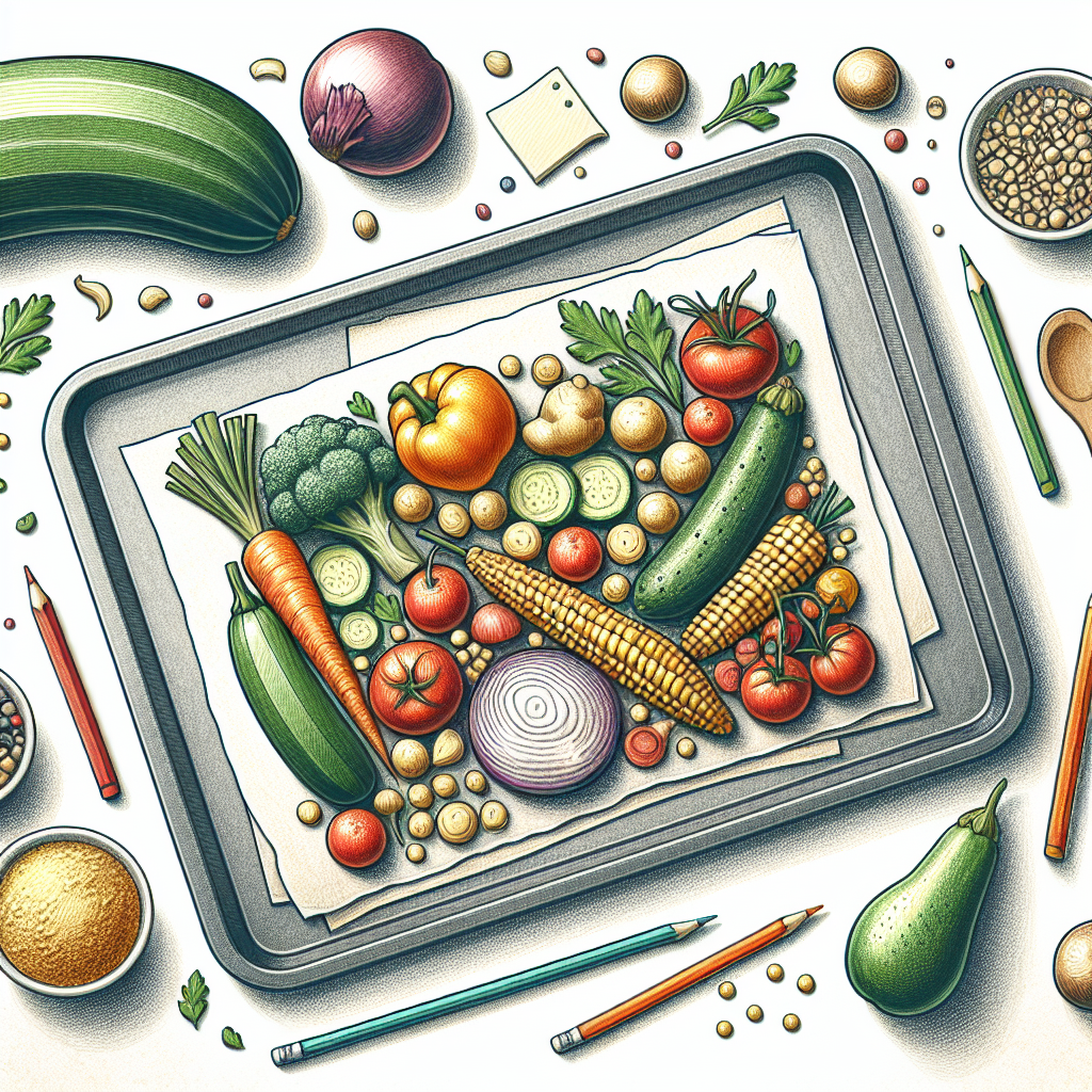 Pastelková ilustrace znázorňující téma: Pečení