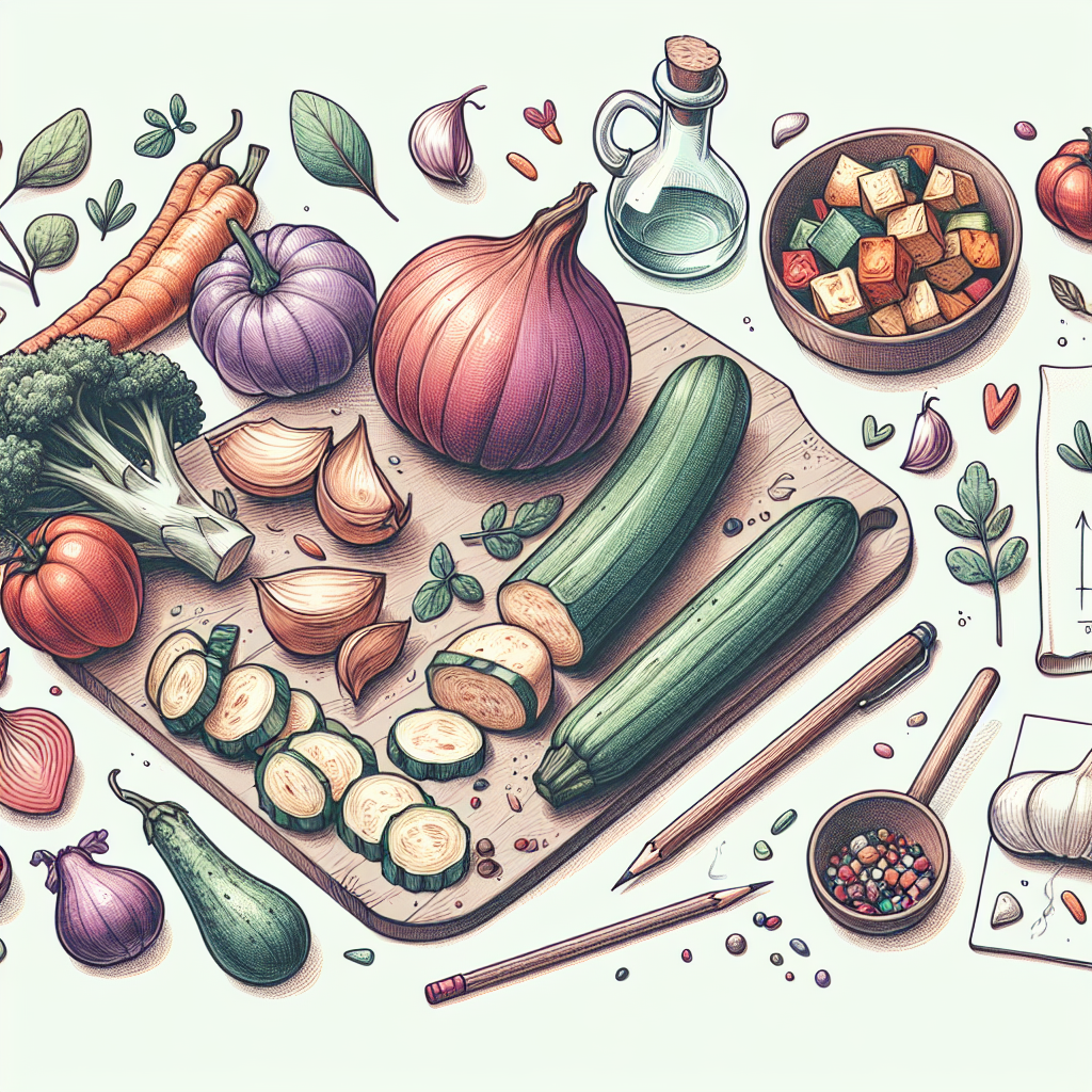 Pastelková ilustrace znázorňující téma: Vaření a recepty