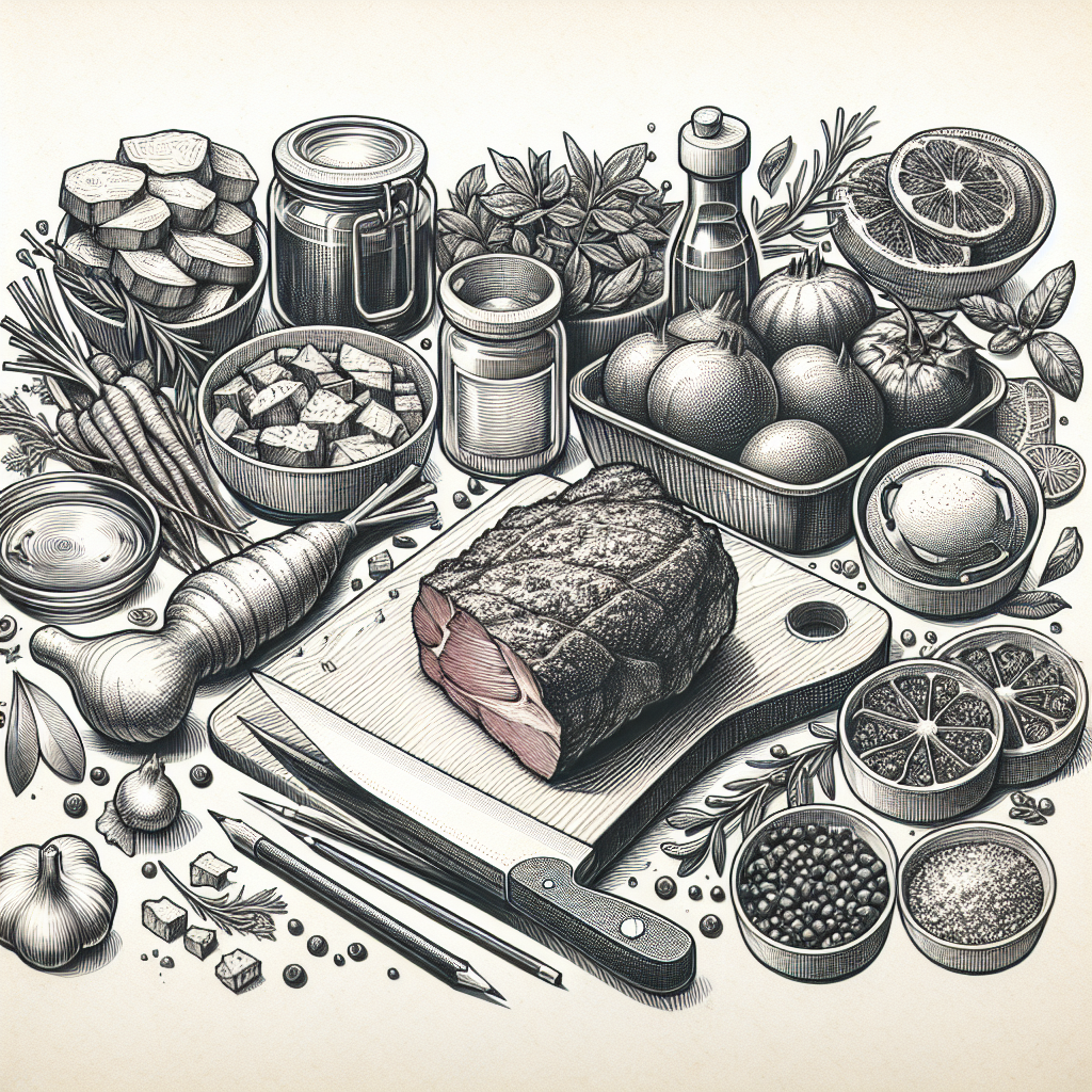 Pastelková ilustrace znázorňující téma: Recepty