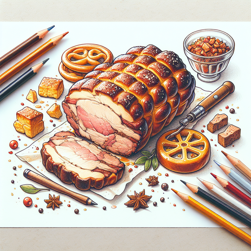 Pastelková ilustrace znázorňující téma: Recepty
