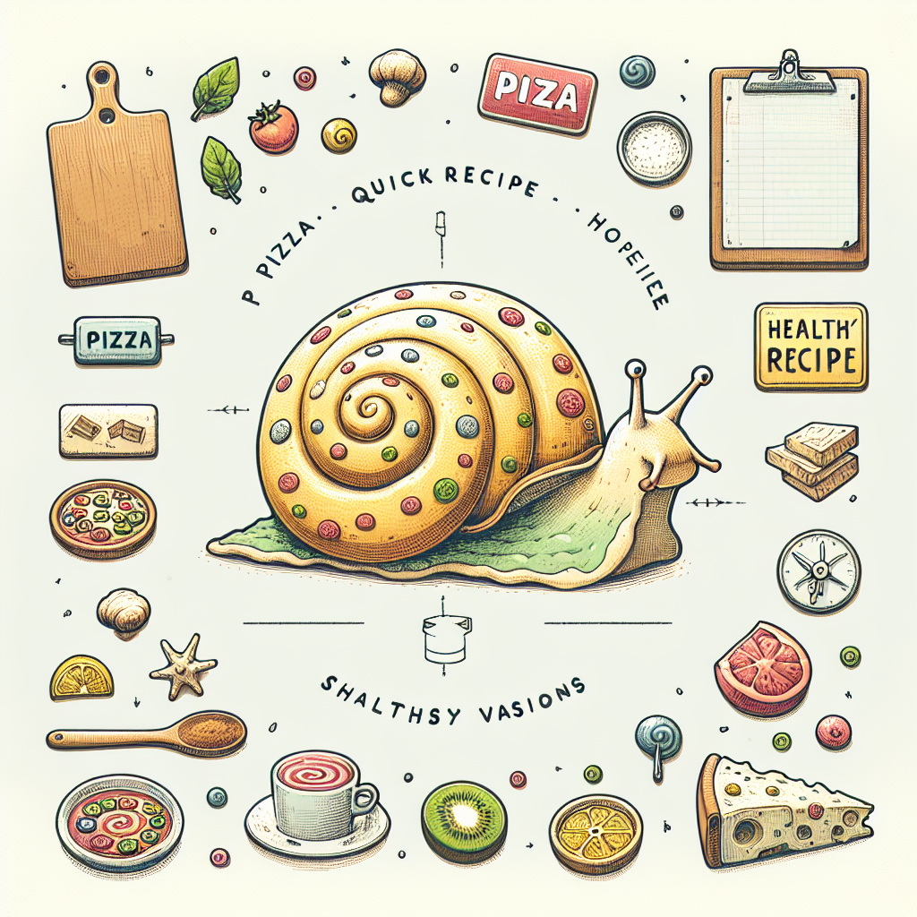 Pastelková ilustrace znázorňující téma: Recepty na občerstvení
