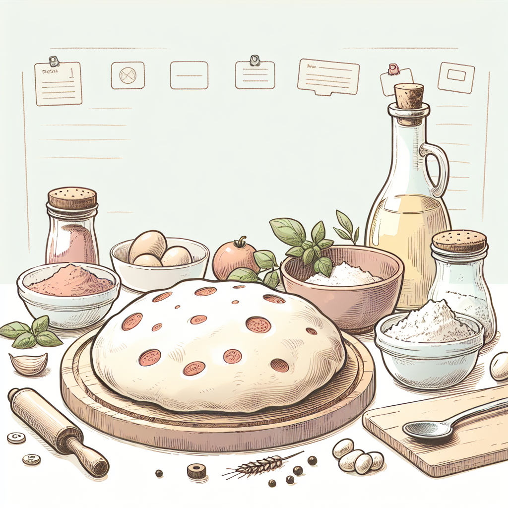 Pastelková ilustrace znázorňující téma: Recepty