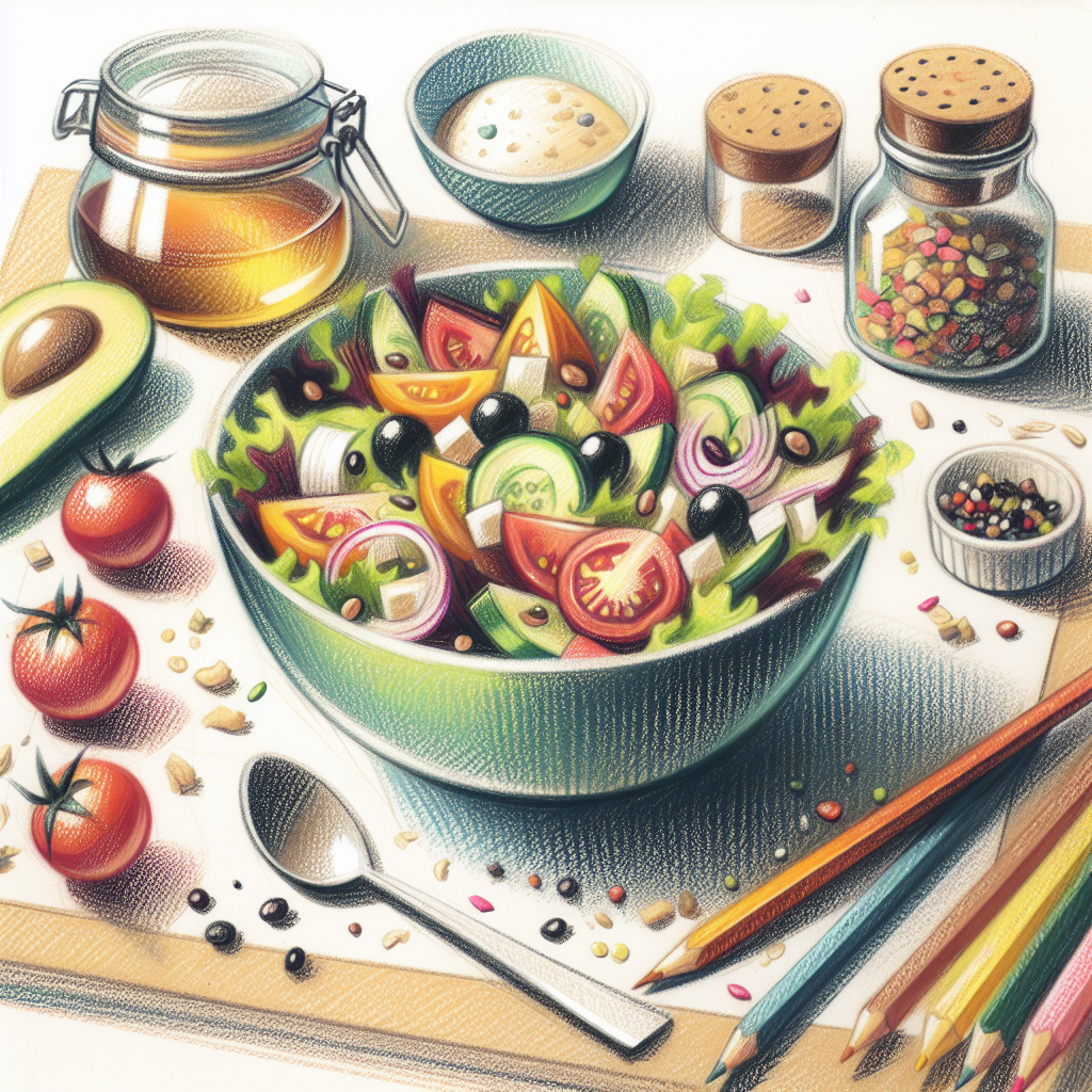 Pastelková ilustrace znázorňující téma: Recepty