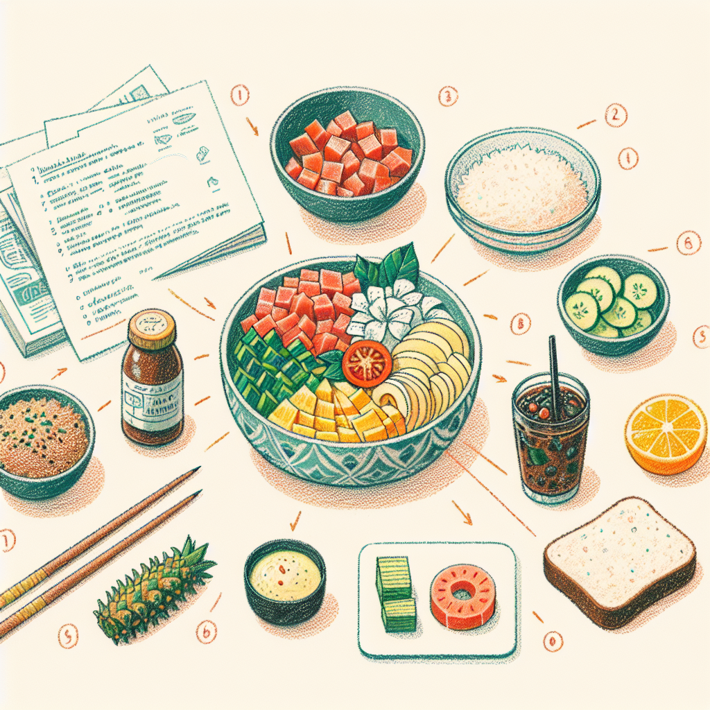 Pastelková ilustrace znázorňující téma: Recepty