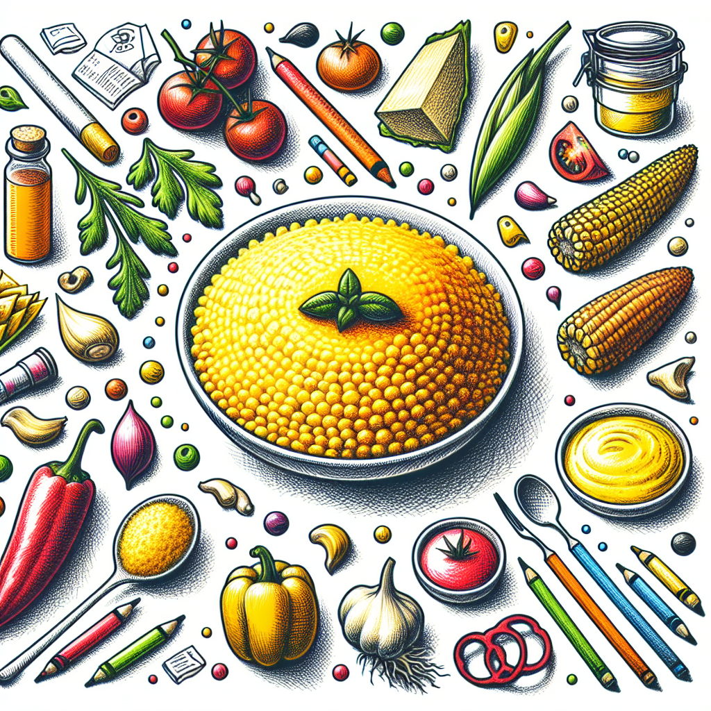 Pastelková ilustrace znázorňující téma: Gastronomie
