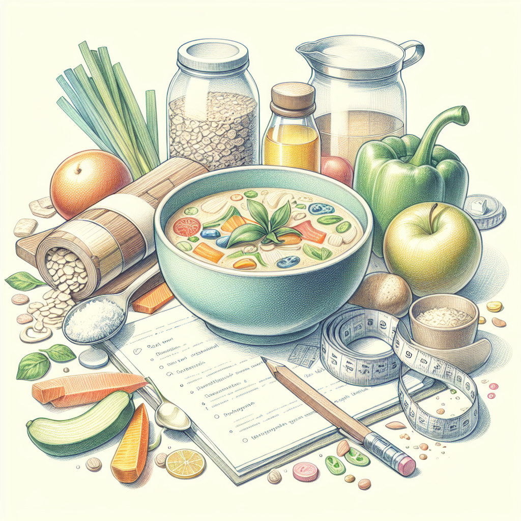 Pastelková ilustrace znázorňující téma: Zdravé vaření