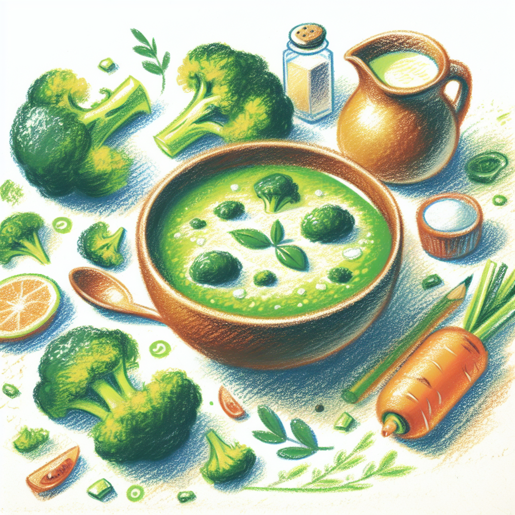 Pastelková ilustrace znázorňující téma: Recepty