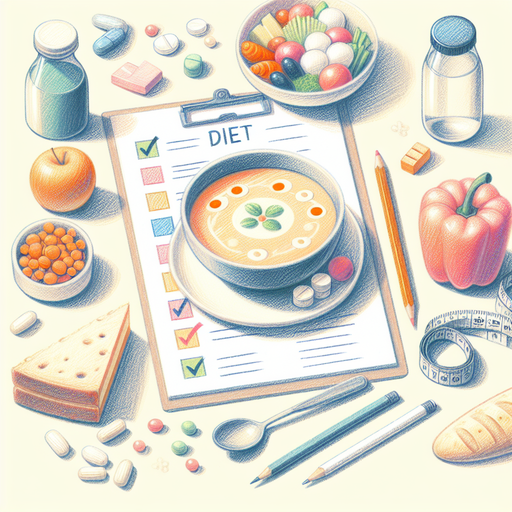 Pastelková ilustrace znázorňující téma: Zdravé stravování