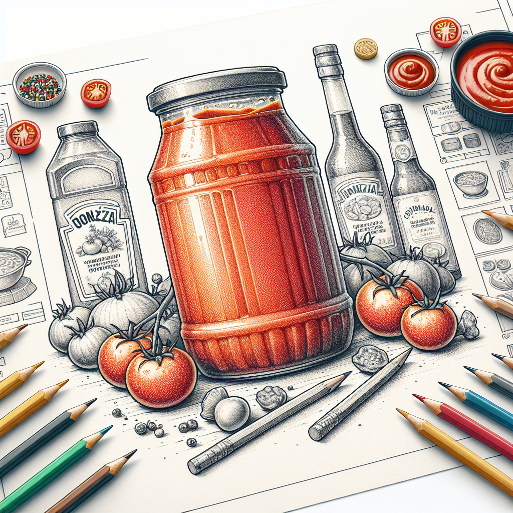 Pastelková ilustrace znázorňující téma: Poklady české kuchyně