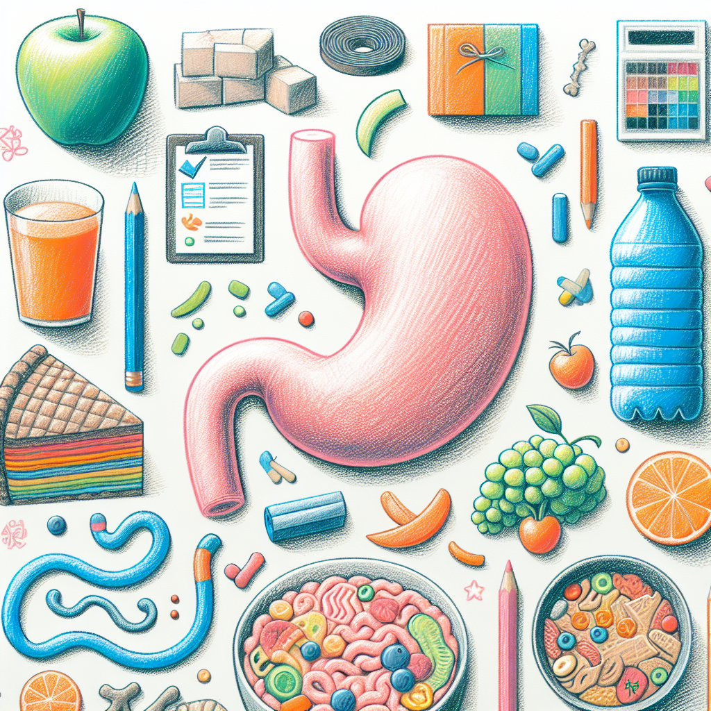 Pastelková ilustrace znázorňující téma: Zdraví a výživa