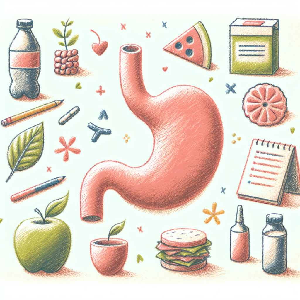 Pastelková ilustrace znázorňující téma: Zdraví a výživa