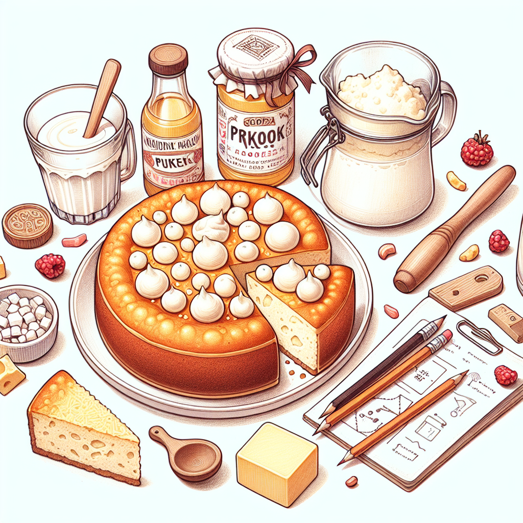 Pastelková ilustrace znázorňující téma: Dezerty