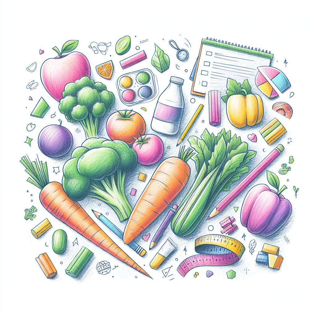 Pastelková ilustrace znázorňující téma: Stravování