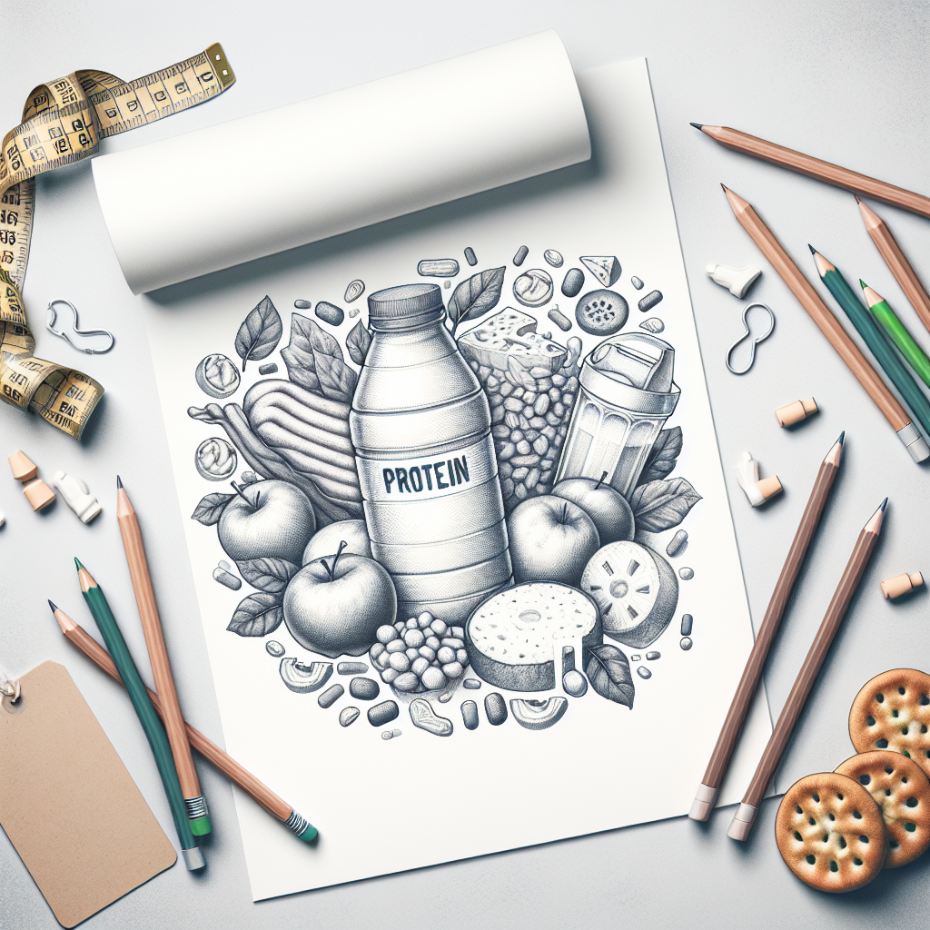 Pastelková ilustrace znázorňující téma: Diety