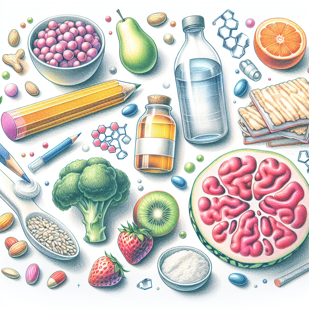 Pastelková ilustrace znázorňující téma: Zdravá výživa