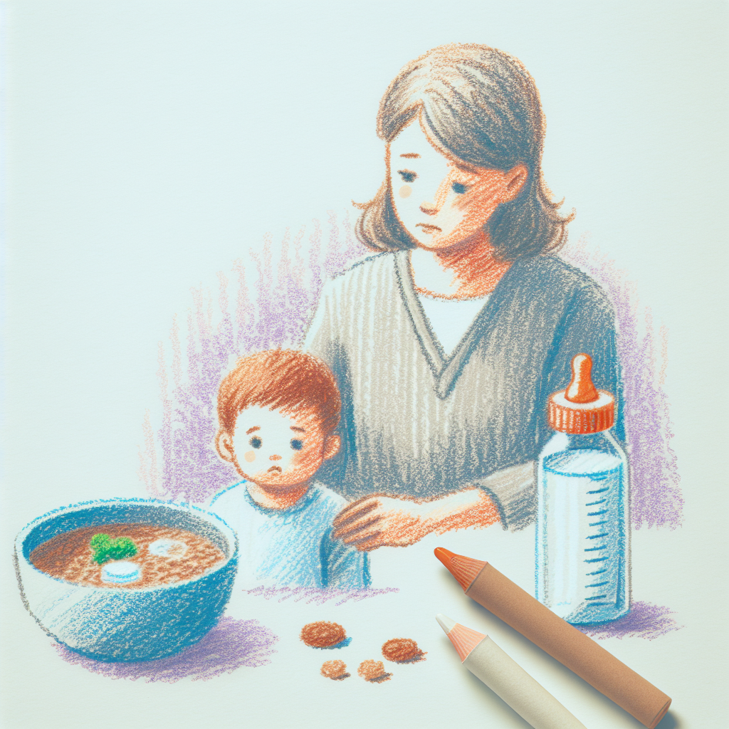 Pastelková ilustrace znázorňující téma: Zdraví dětí