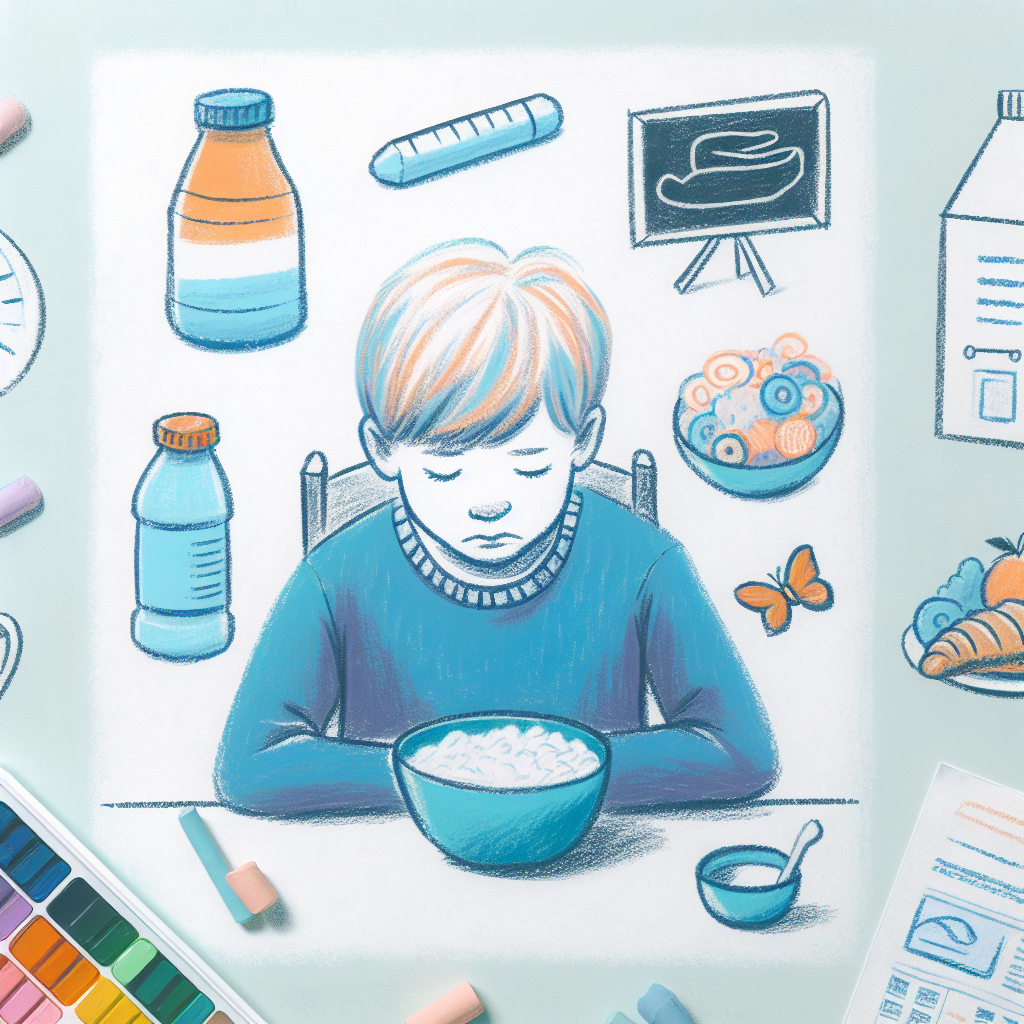 Pastelková ilustrace znázorňující téma: Zdraví dětí