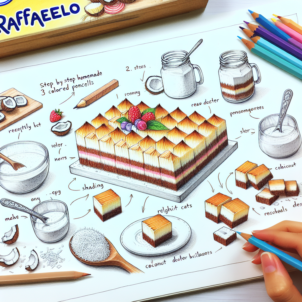 Pastelková ilustrace znázorňující téma: Dezerty