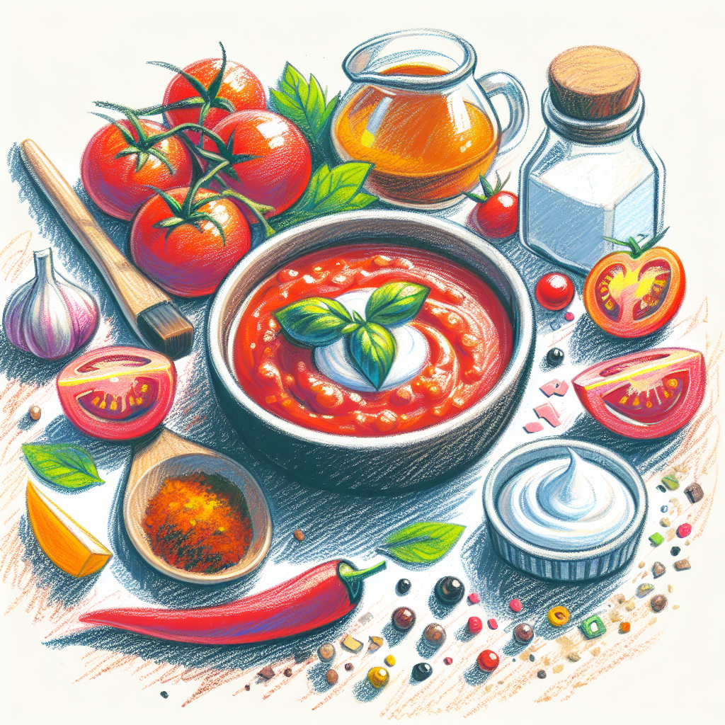 Pastelková ilustrace znázorňující téma: Kuchyně