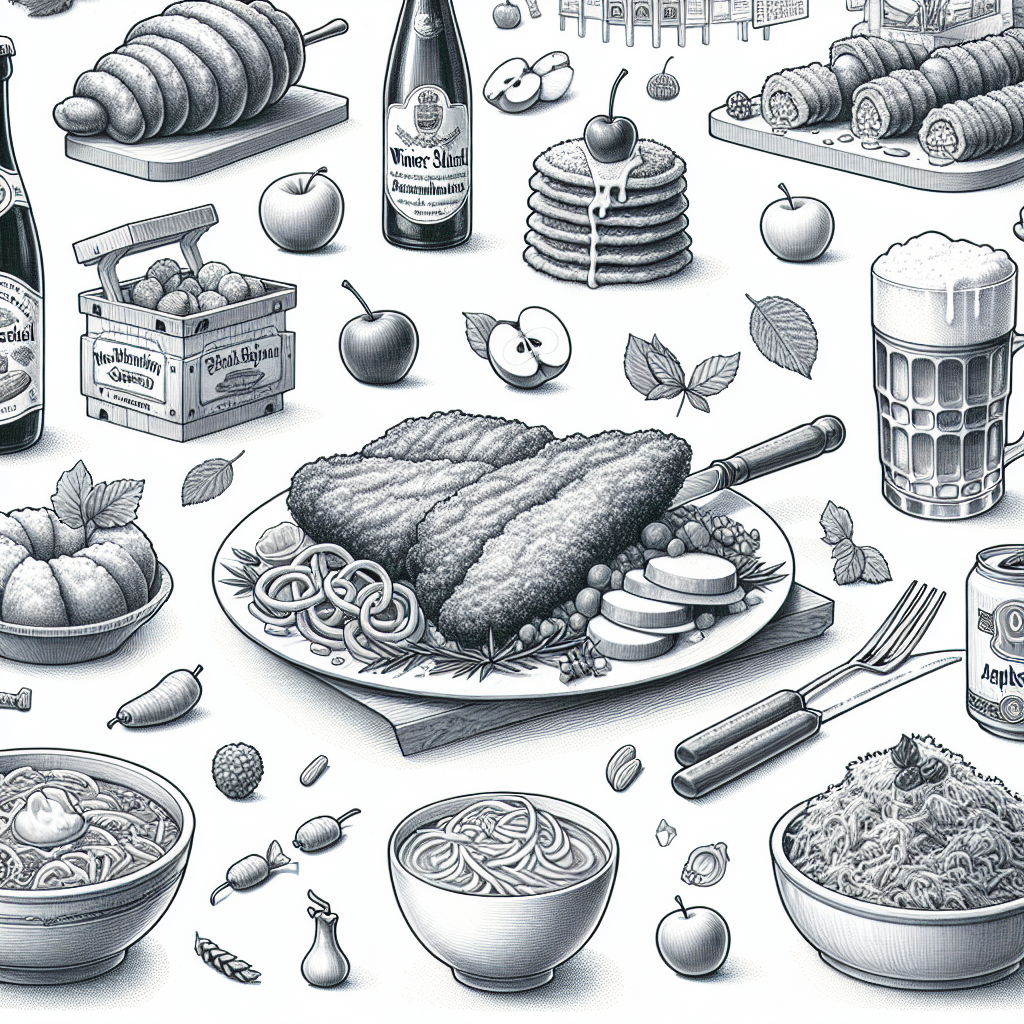 Pastelková ilustrace znázorňující téma: Kuchyně